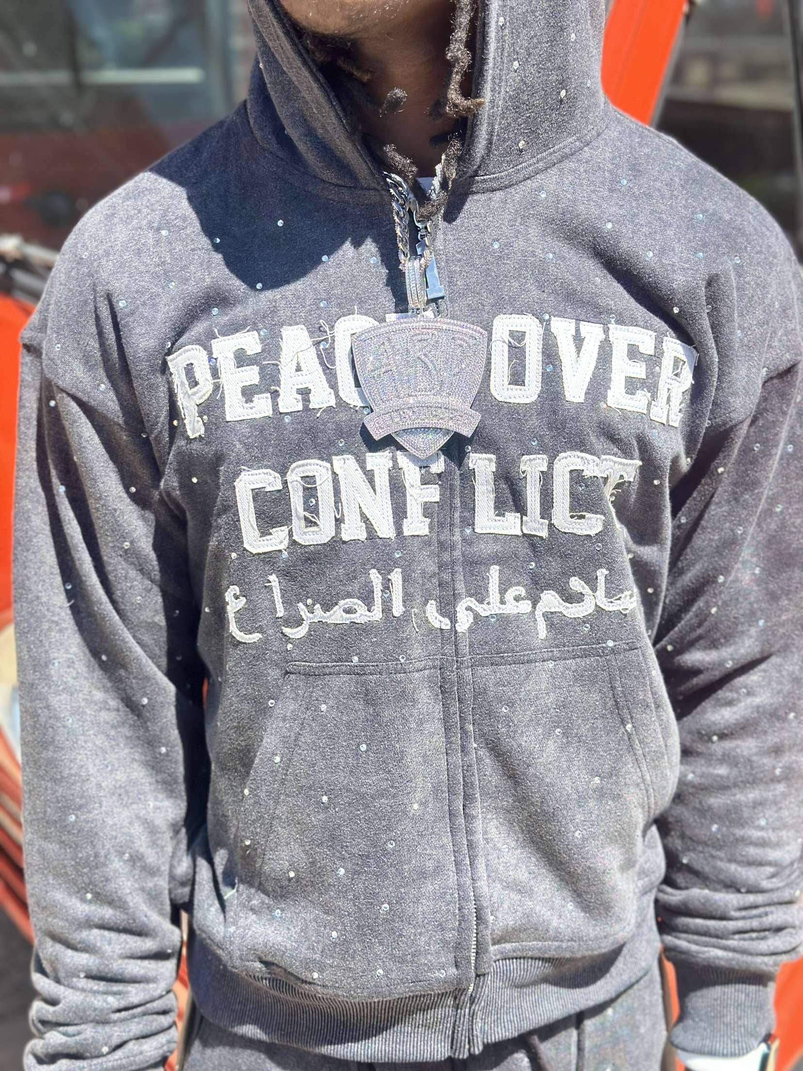 “Peace Over Conflict” Tracksuit