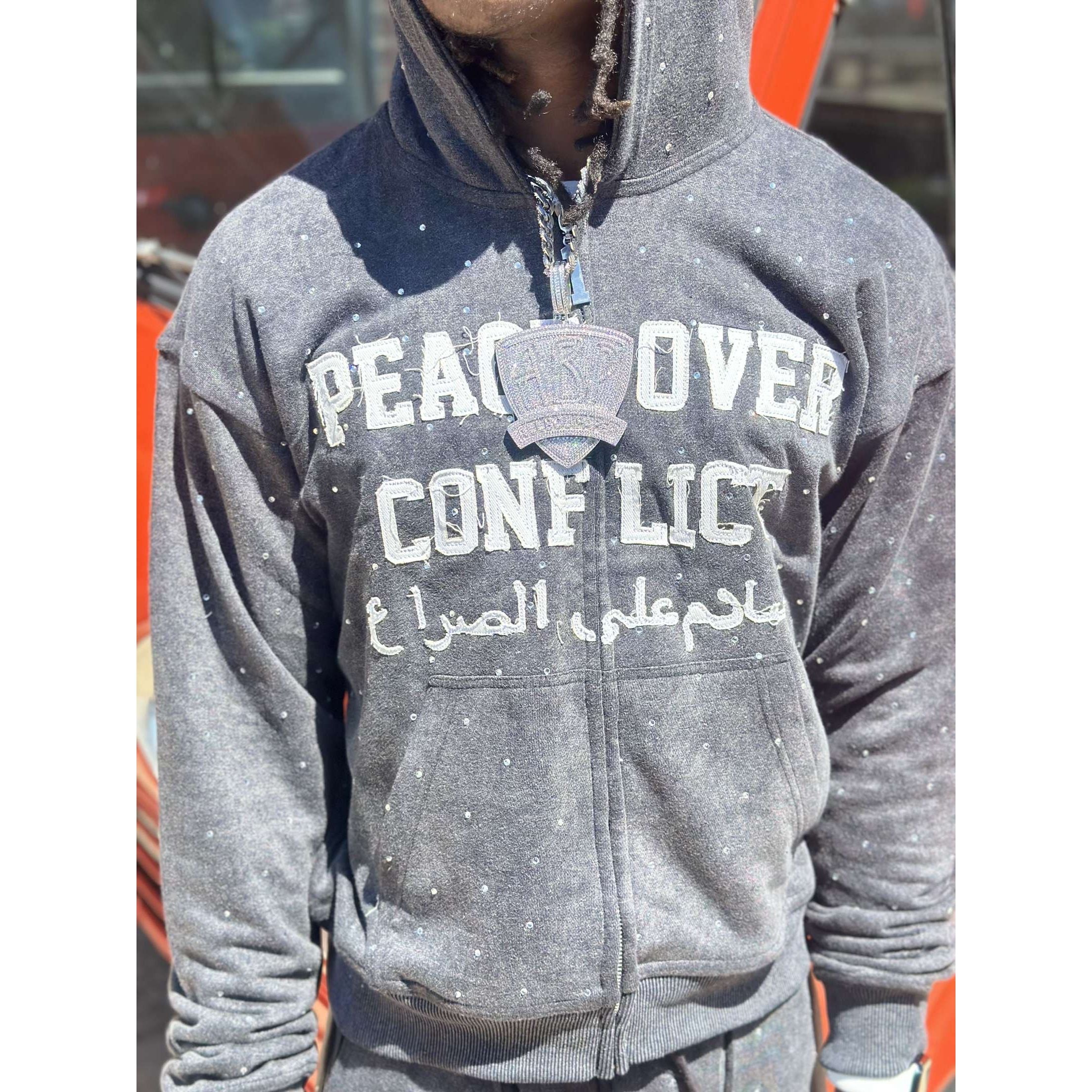“Peace Over Conflict” Tracksuit