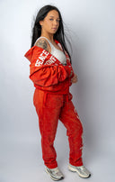 Peace Over Conflict Red Hoodie