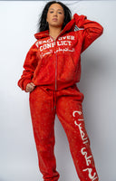 Peace Over Conflict Red Pants