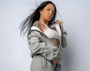 Peace Over Conflict Light Grey Hoodie