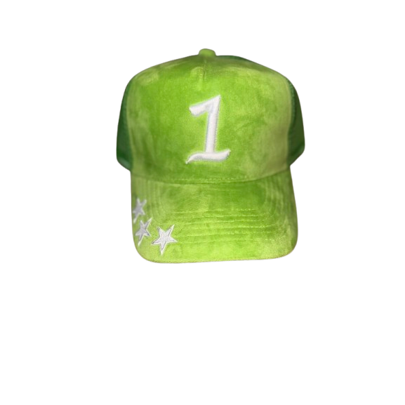 "1" Green UP1DEPT Hat