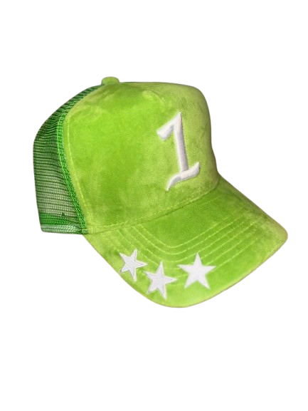 "1" Green UP1DEPT Hat