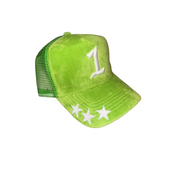 "1" Green UP1DEPT Hat