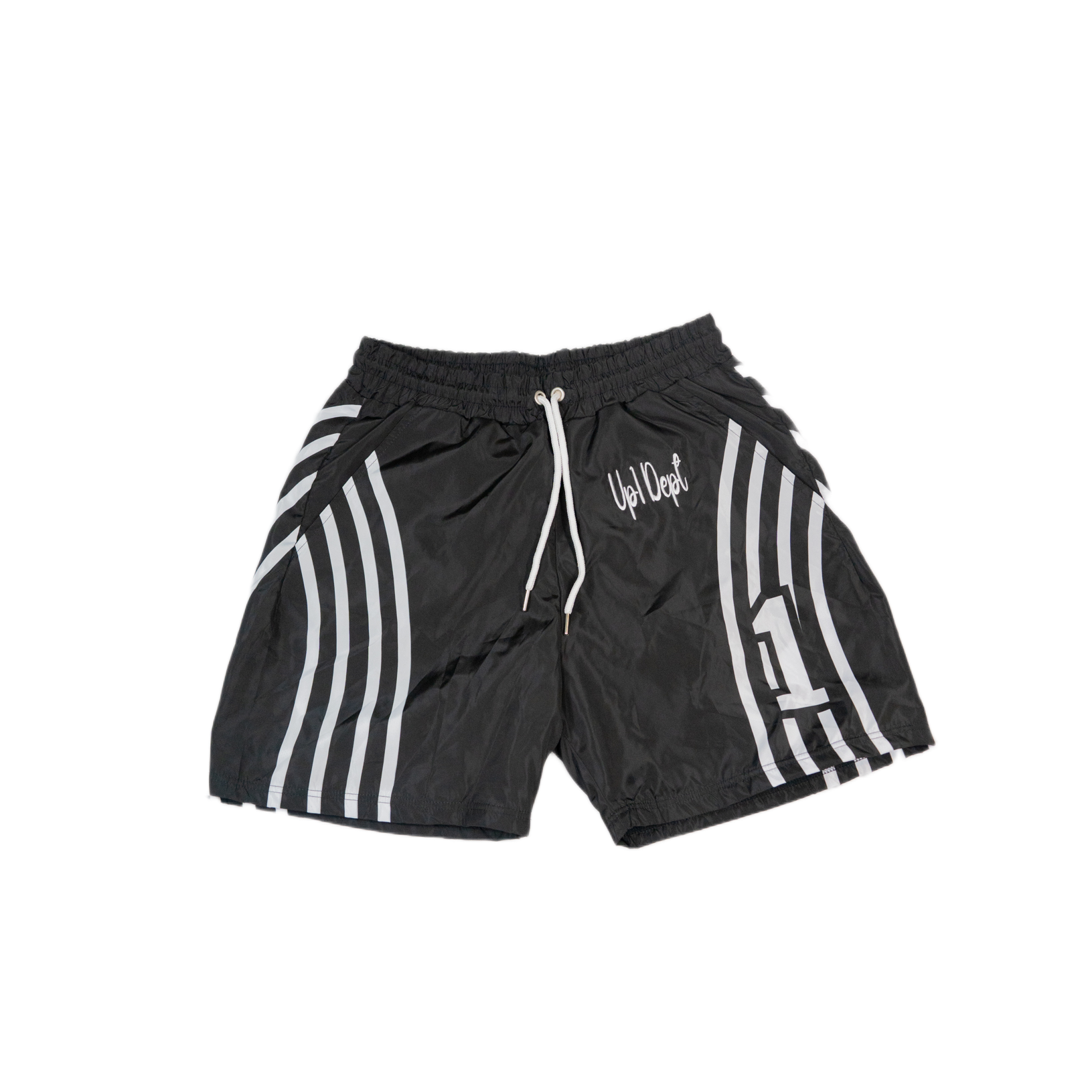 UP1 Black and White Basketball Shorts