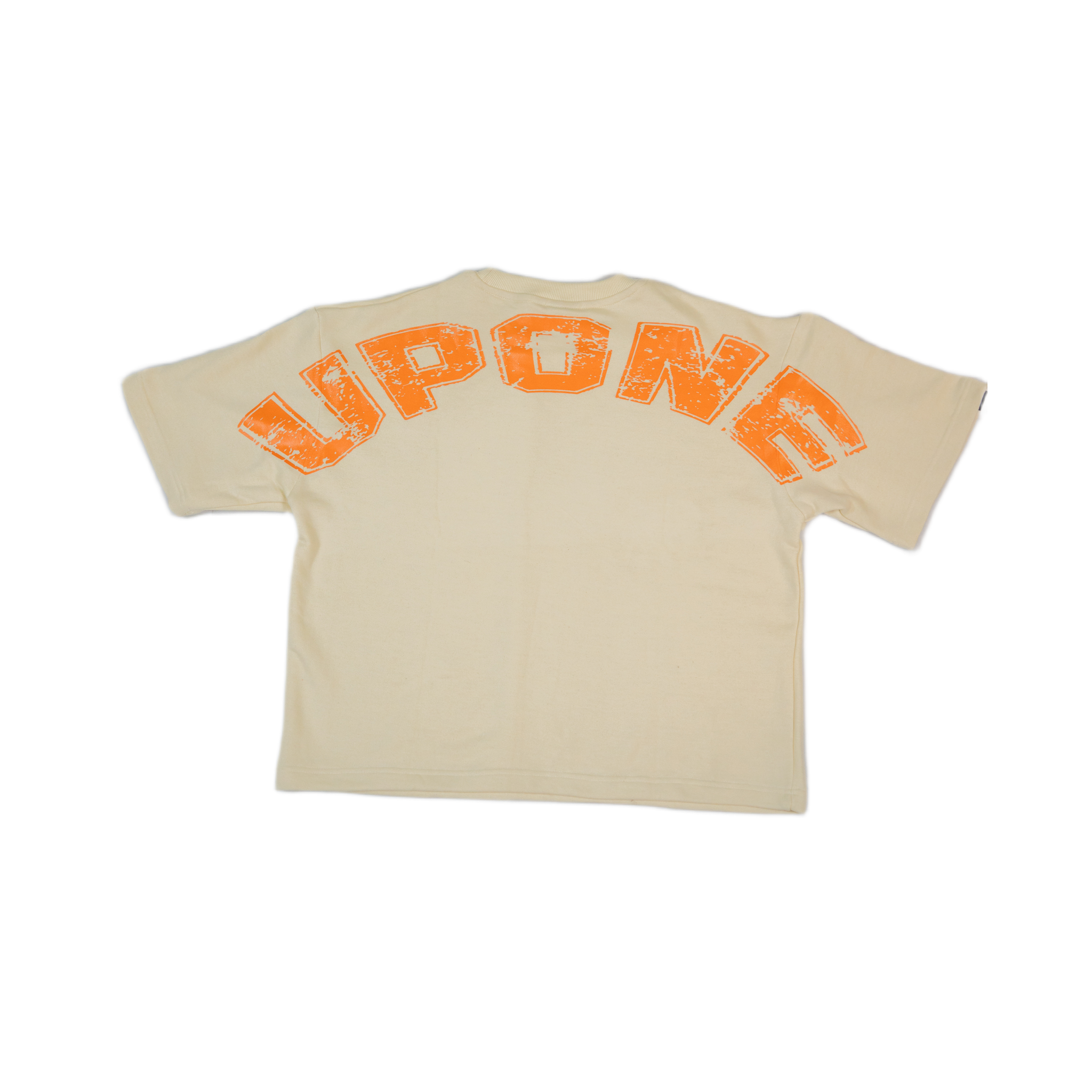 UPONE Orange and Cream Boxy Tee